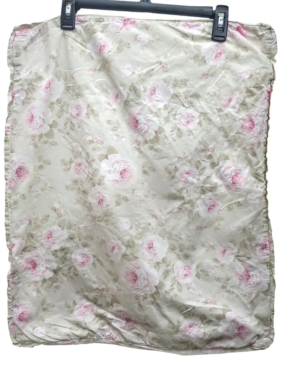 Simply Shabby Chic Pink Rose Floral Reversible Standard Pillowcase Set of 2